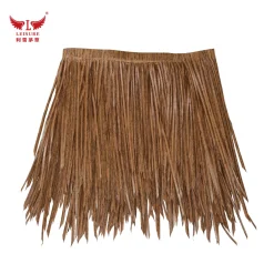 brown LEISURE THATCH restaurant awning, gazebo straw tile, straw house tile, seaside building simulation thatched