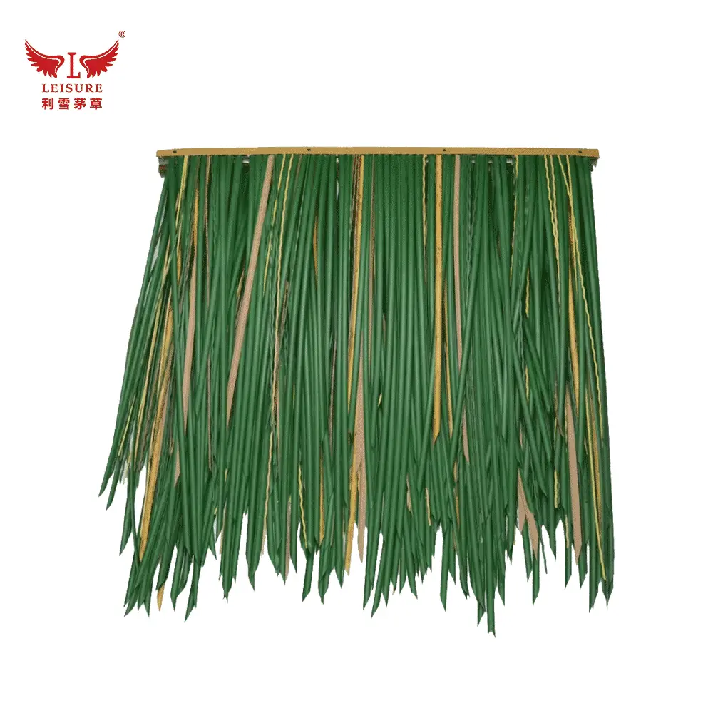 Green LEISURE THATCH windproof, flame retardant, villa, landscape thatched tile