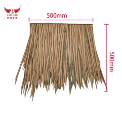 Alternative view of Brown LEISURE THATCH weather-resistant straw, agricultural sightseeing garden simulation thatched grass, villa simulation thatched grass, farmhouse simulation thatched grass