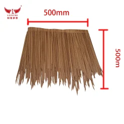 Alternative view of brown LEISURE THATCH simulation straw, exhibition simulation straw, stage set simulation straw, simulation thatched tile