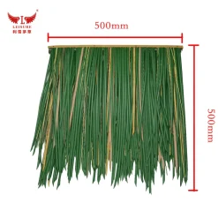 Alternative view of Green LEISURE THATCH windproof, flame retardant, villa, landscape thatched tile
