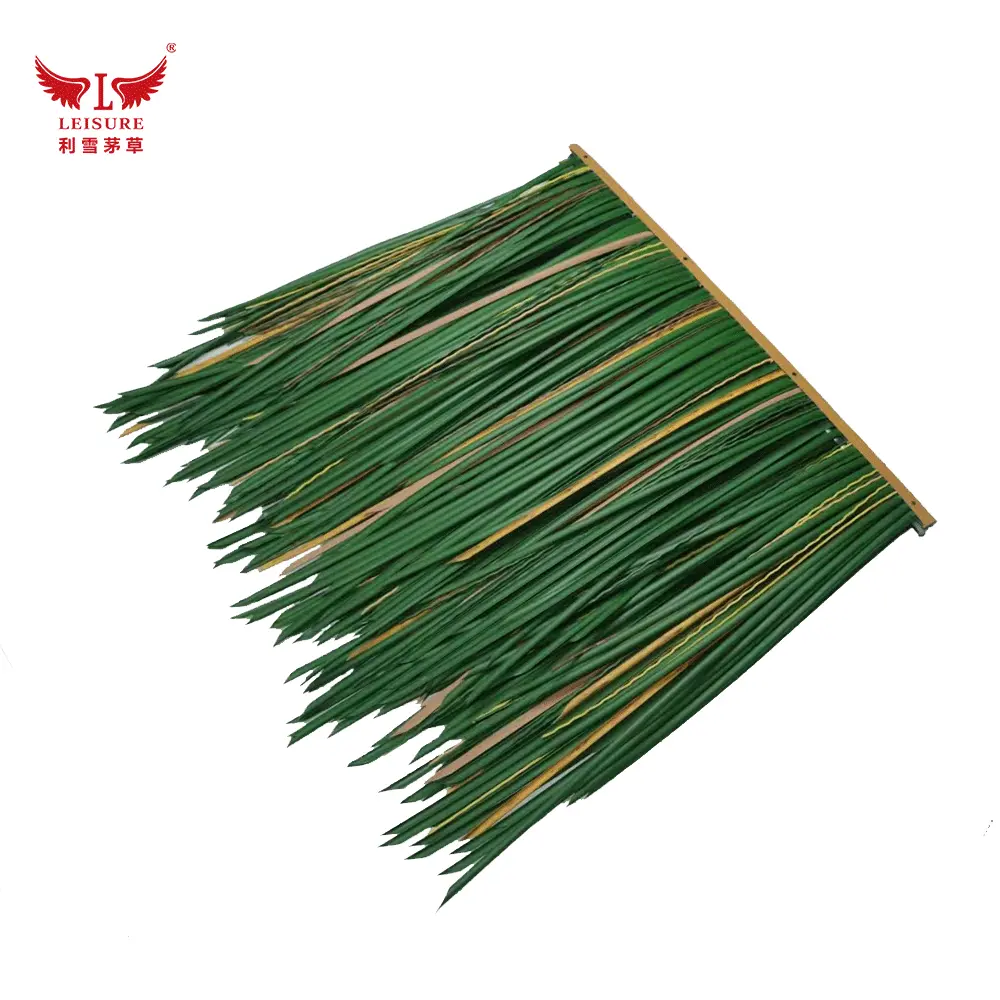 Green LEISURE THATCH windproof, flame retardant, villa, landscape thatched tile - Image 3