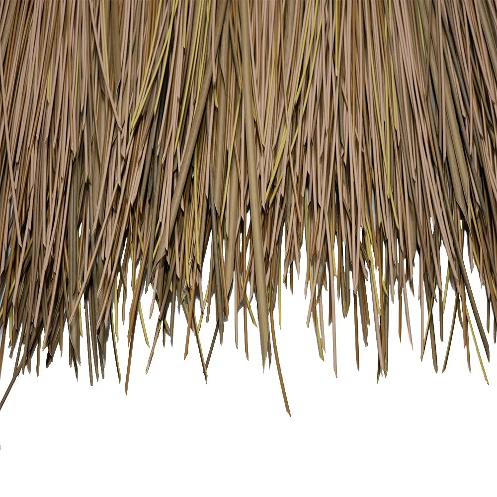 Yellow brown LEISURE THATCH simulation thatched building roof, simulation thatched villa roof decoration - Image 3