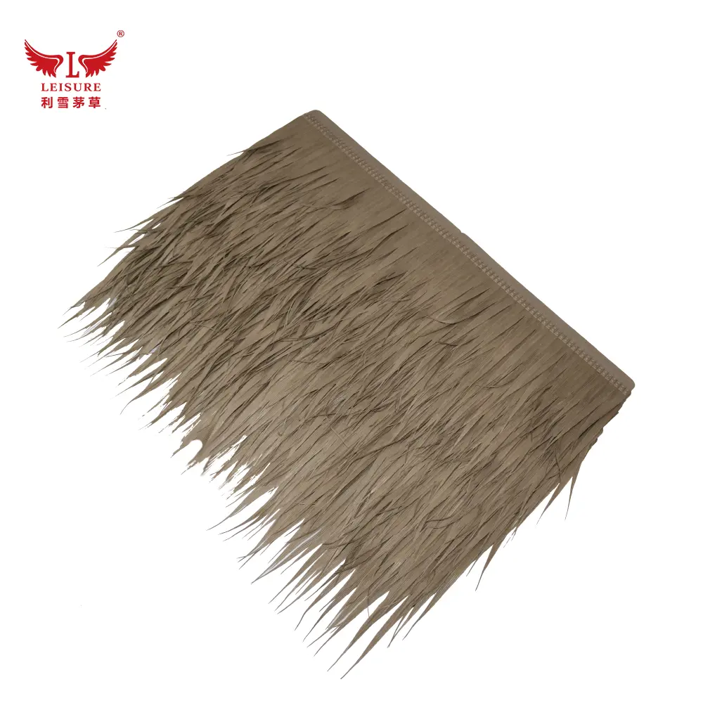 khaki LEISURE THATCH seaside restaurant, ancient temple restoration, entertainment area simulation thatched - Image 2