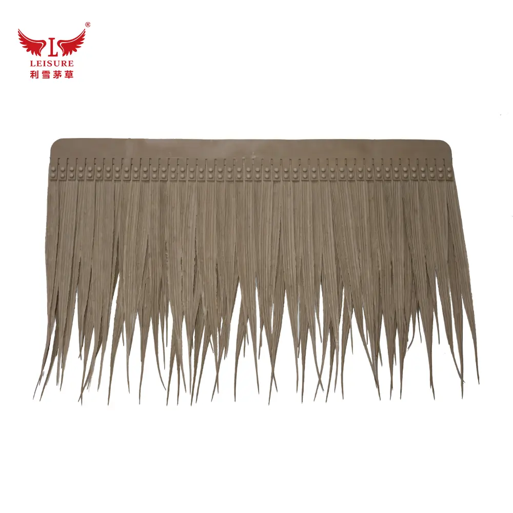 khaki LEISURE THATCH seaside restaurant, ancient temple restoration, entertainment area simulation thatched - Image 5