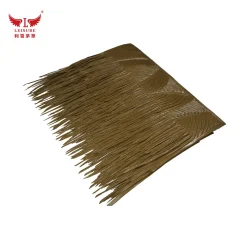 Alternative view of Palm brown LEISURE THATCH beach palm leaf room, palm leaf room hotel, amusement park palm leaf pavilion