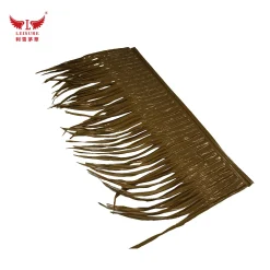 Alternative view of brown LEISURE THATCH theme park, outdoor restaurant, scenic spot simulation palm leaves