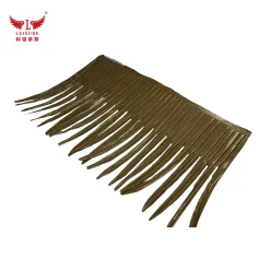 Alternative view of brown LEISURE THATCH scenic spot simulation palm leaf, simulation thatched roof palm leaf, palm leaf net red wooden house