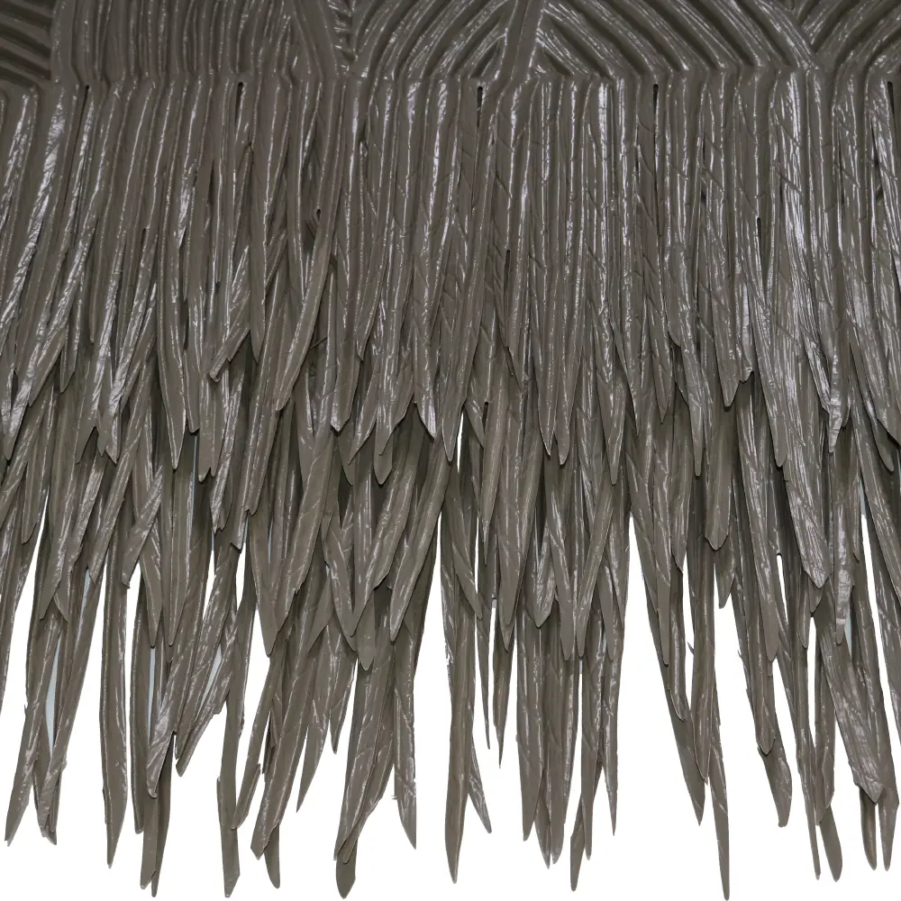 Taupe LEISURE THATCH resort grass house, zoo grass shed, tropical style grass house - Image 5