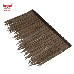 Alternative view of Coffee brown LEISURE THATCH farm, poolside thatched pavilion, resort thatched pavilion, villa thatched pavilion