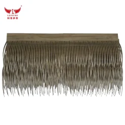 Yellowwood grain color LEISURE THATCH synthetic aluminum thatched pavilion, synthetic aluminum thatched park building, synthetic aluminum interior decoration manufacturer
