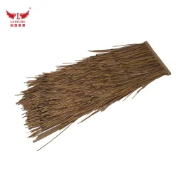 Alternative view of Yellow brown brown brown LEISURE THATCH pastoral complex straw, beach thatched house, hot spring thatched house replication