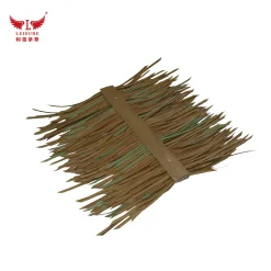 Alternative view of Brown green LEISURE THATCH, zoo thatched cottage, tropical thatched cottage decorative