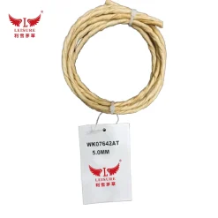 Leisure PE light yellow imitation rattan woven plastic rattan custom exclusive synthetic rattan WK07642AT manufacturer