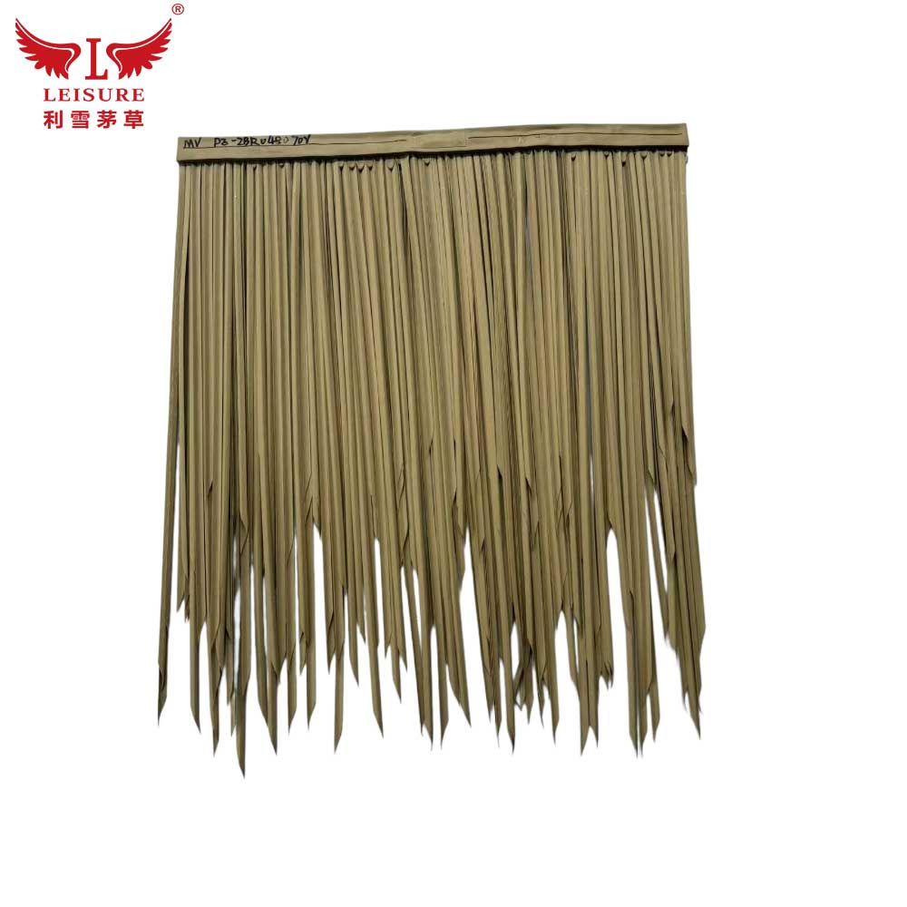 Leisure Rubber-Clamped Simulated Synthetic Thatch Tile MVPE-ZBR048070Y: A Benchmark of Durability and Aesthetics in Outdoor