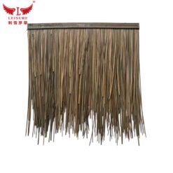 Leisure Rubber-Clamped Simulated Synthetic Thatch Tile MVPE-ZBR127100H: A Epitome of Durability and Aesthetics in Outdoor Decoration